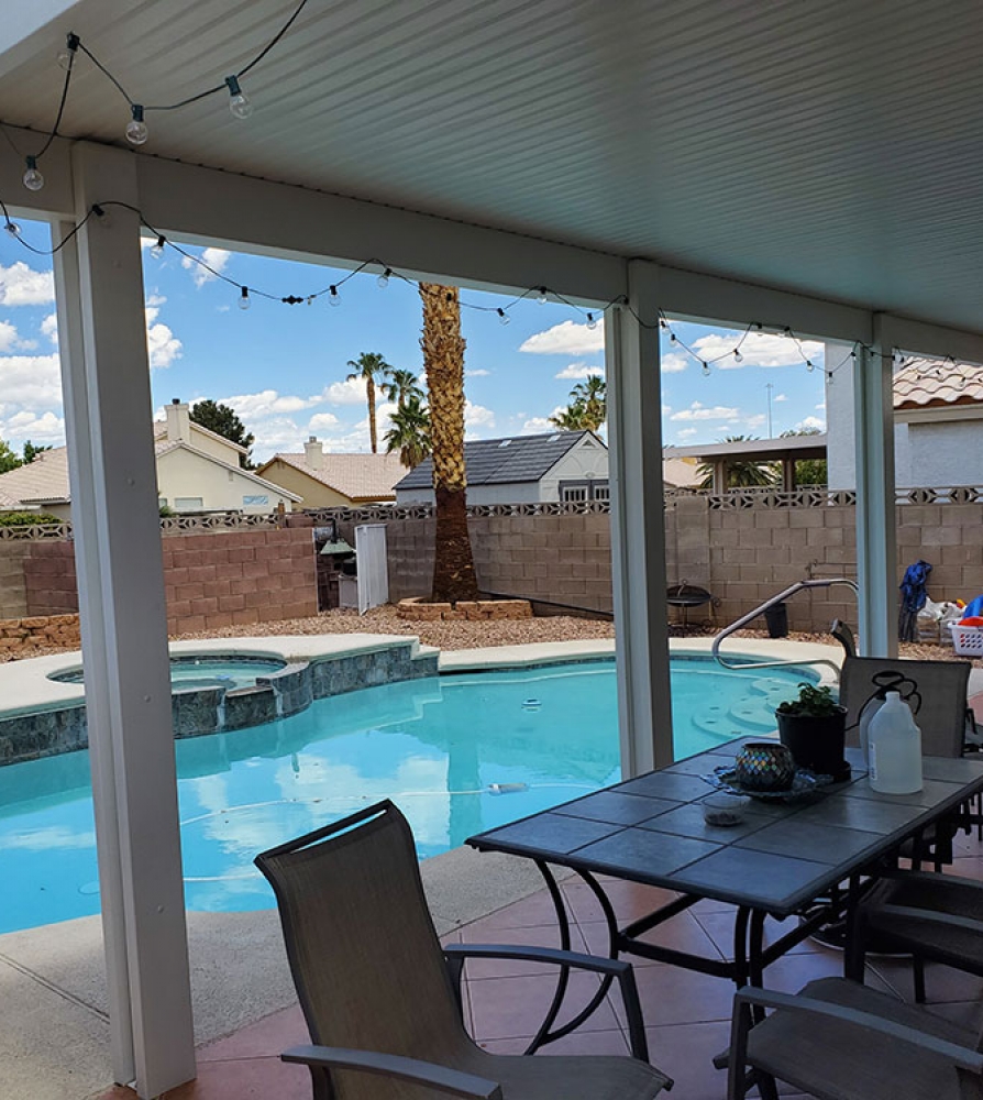 Solid Patio Covers Las Vegas Design & Installation Shade In A Day